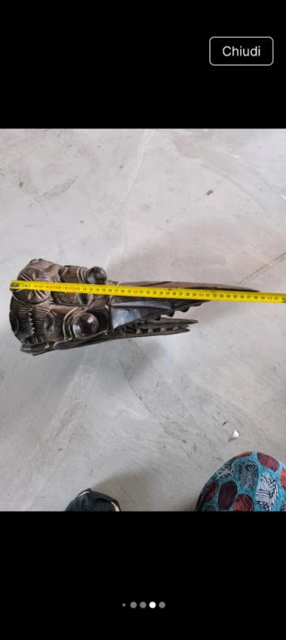 Maschera Indonesia Etnica Barong Mascara Legno