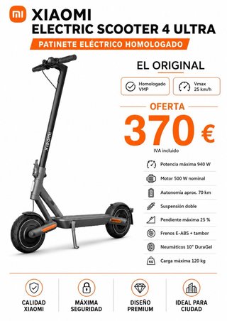 Patinete Eléctrico Smartgyro Rockway Homologado DG