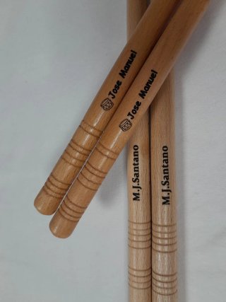 Baquetas personalizadas