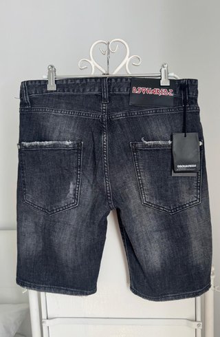 DSQUARED2 SHORTS VAQUEROS NEGROS HOMBRE 46