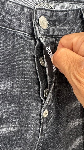 DSQUARED2 SHORTS VAQUEROS NEGROS HOMBRE 46