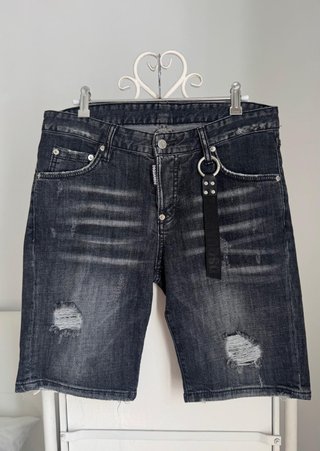 DSQUARED2 SHORTS VAQUEROS NEGROS HOMBRE 46