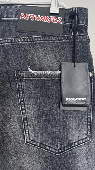 DSQUARED2 SHORTS VAQUEROS NEGROS HOMBRE 46