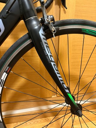 Bici da strada Megamo Nero/Verde