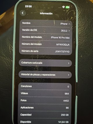 iPhone 16 Pro Max OJO TIENE LA PANTALLA ROTA