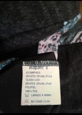 Conjunto estampado mujer