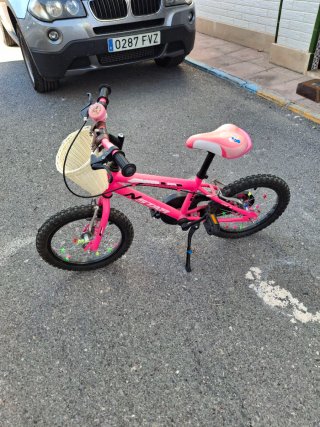 Bicicleta infantil rosa