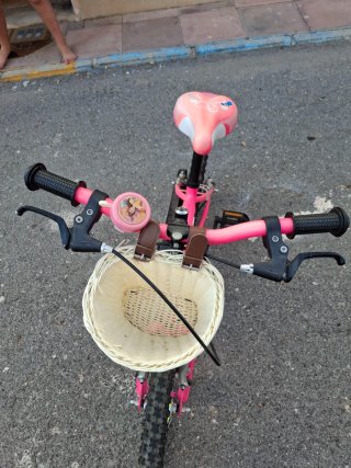 Bicicleta infantil rosa