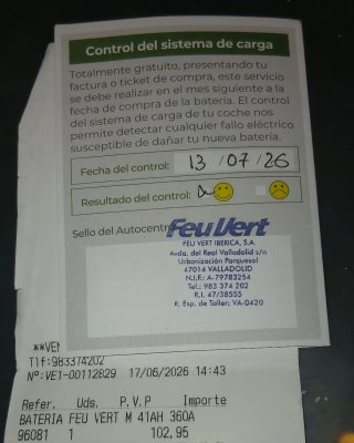 Batería coche Feu Vert 41AH 360A