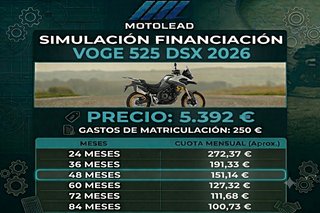VOGE 525 DSX 2026 Desde 100,73€ al mes