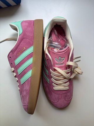 Adidas Gazelle rosas y turquesas