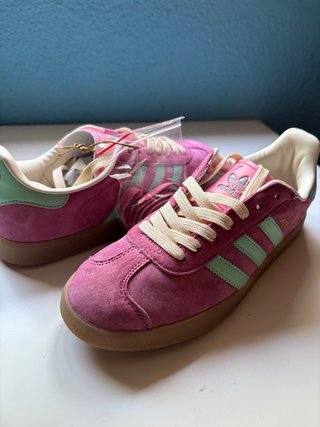 Adidas Gazelle rosas y turquesas