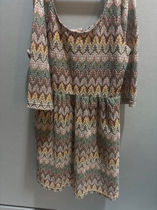 Vestido estampado hecho a mano