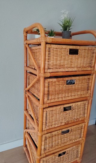 Cajonera Mimbre y Ratán