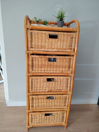Cajonera Mimbre y Ratán