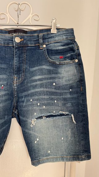 Supply & Demand Shorts Vaqueros Hombre Azul 32  M