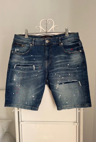 Supply & Demand Shorts Vaqueros Hombre Azul 32  M