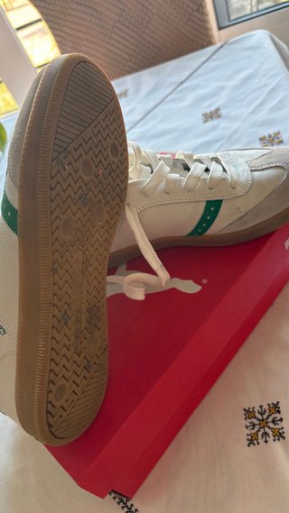Zapatillas Skechers Blancas y Verdes