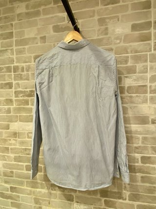 Camisa Lacoste rayas azul y blanco talla S