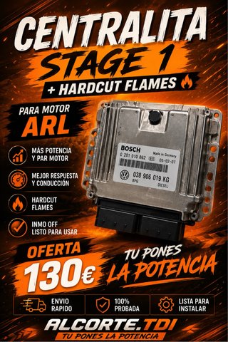 Centralita Stage 1 ARL + Hardcut Flames