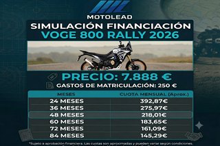 VOGE 800 RALLY 2026 Desde 145,29€ al mes