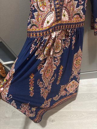 Vestido HOPE azul multicolor