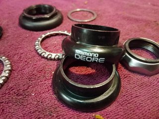 Serie sterzo Shimano DEORE 1" passo italiano NOS