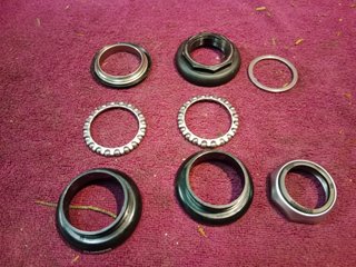 Serie sterzo Shimano DEORE 1" passo italiano NOS