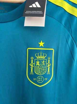 Camiseta España Portero Azul Talla L