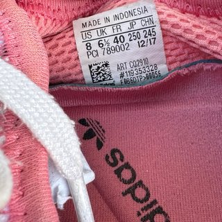 Adidas sneakers rete rosa e bianche