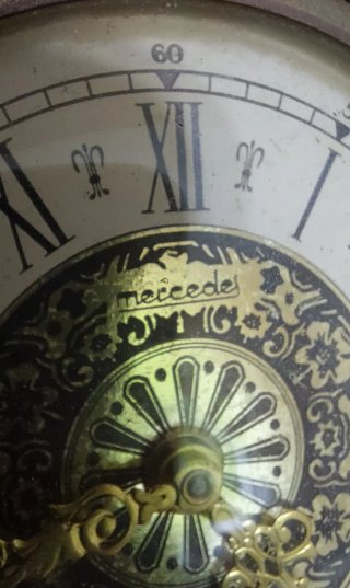 Reloj de sobremesa Bronce Vintage