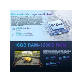 Tablet BIEGEDY 128GB Oro da 12" 2K RAM ROM Octa-Core