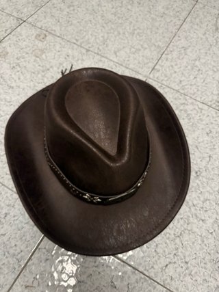 Cappello da cowboy marrone