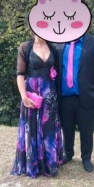 Vestido de fiesta evento largo
