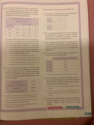 Matemáticas 1 secundaria Revuela