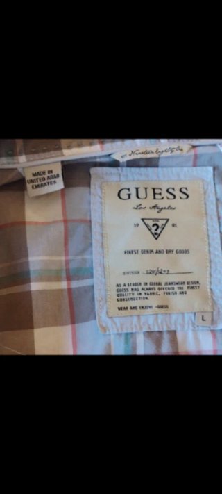 Camicia Guess Uomo Manica Corta Tg L