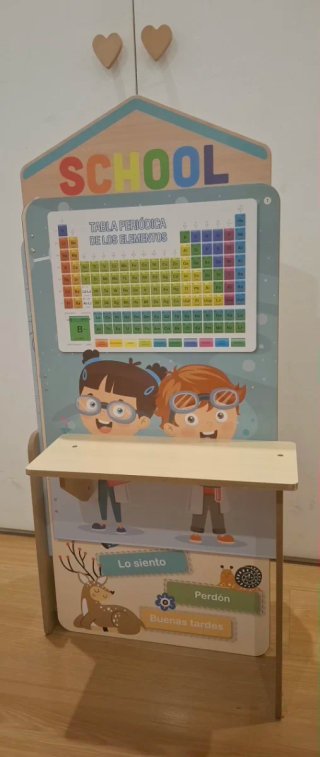 Juego Escuela y biblioteca Infantil Educativo