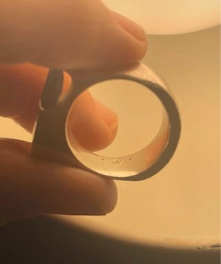 Anillo Plata Maciza 925 Zafiro Azul
