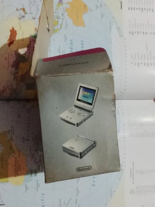 Caja Game Boy Advance SP - Plata
