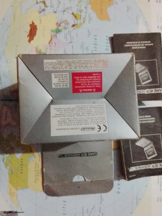 Caja Game Boy Advance SP - Plata