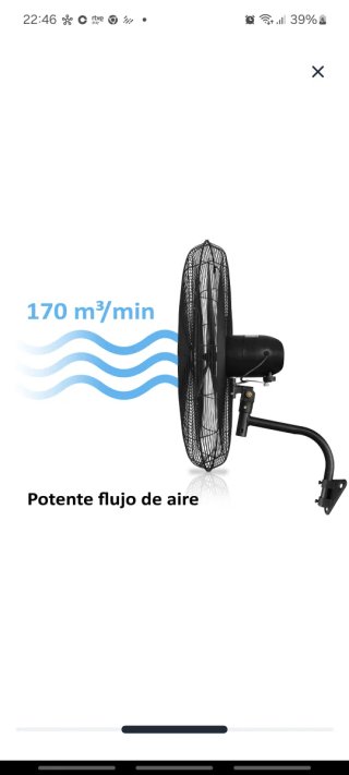 Ventilador industrial HJM 210W