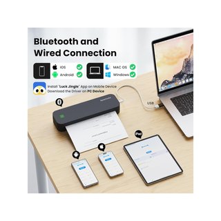 ByteCintia impresora portátil térmica A4 Bluetooth