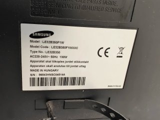 Samsung TV LCD 32 Negra