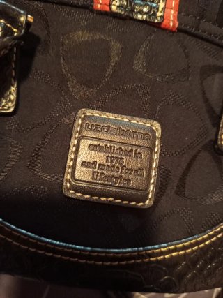 Bolso Liz Claiborne Negro y Rosa