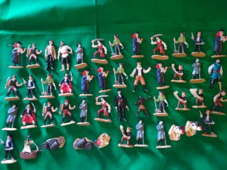 Lote Figuras Piratas Caribe