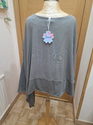 Jersey Oversize Gris Nuevo