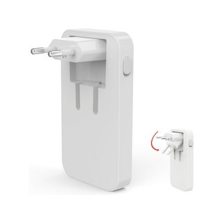 Hama cargador rápido 65W USB-C/A blanco