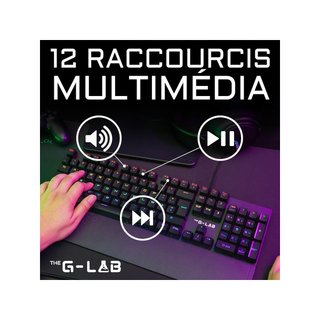 G-Lab Keyz Carbon EX teclado gaming mecánico