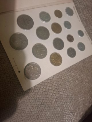 Colección monedas Lira y Shekel
