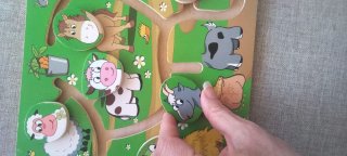 2 Puzzles de Madera Encajables Granja